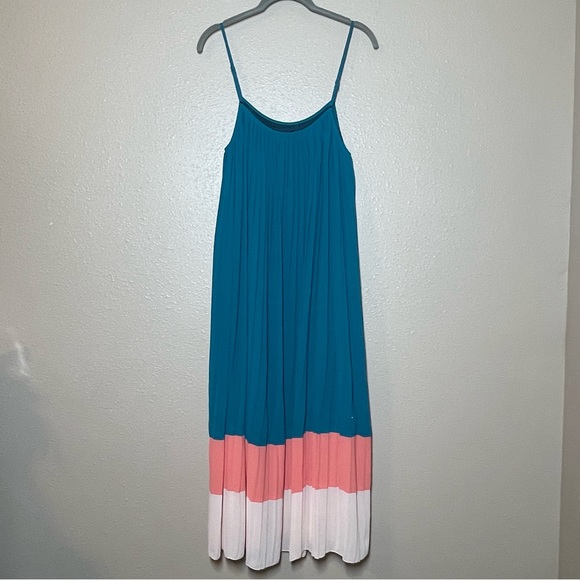 MM Couture By Miss Me Pleated Spaghetti Step Dress Size Small - Picture 3 of 11